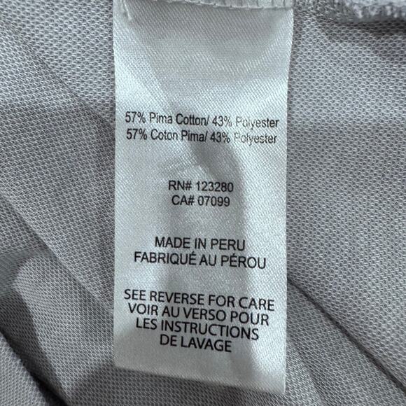 TravisMathew USA Flag Golf Polo Men’s 3XL Gray Stars & Stripes - Picture 6 of 6